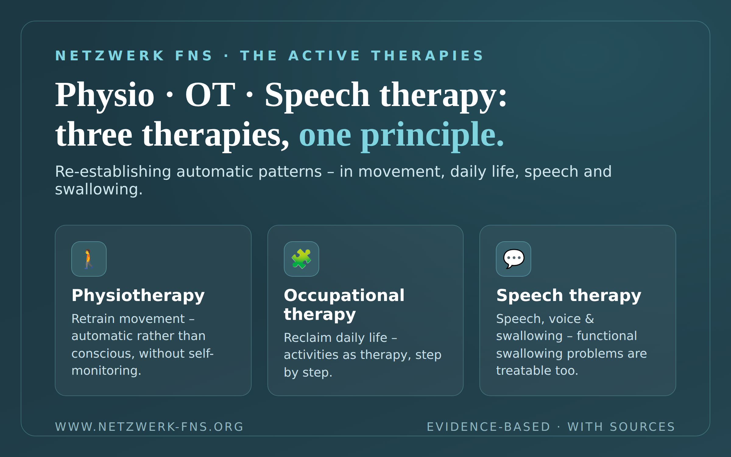 Physio, OT & speech therapy